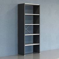 Lagerreol V06 startfag med lukket gavl 2500x1000x500mm galvaniseret