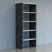 Lagerreol V06 startfag med lukket gavl 2500x1000x600mm galvaniseret