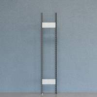 Gavl V06 &aring;ben med 2 stolper og 2 tv&aelig;rplader 2100x400mm