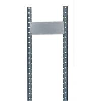 Gavl V06 åben med 2 stolper og 2 tværplader 2100x600mm