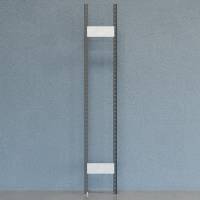 Gavl V06 åben med 2 stolper og 2 tværplader 2500x400mm