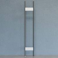 Gavl V06 &aring;ben med 2 stolper og 2 tv&aelig;rplader 2500x400mm