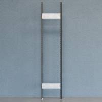 Gavl V06 &aring;ben med 2 stolper og 2 tv&aelig;rplader 2500x500mm