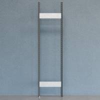 Gavl V06 &aring;ben med 2 stolper og 2 tv&aelig;rplader 2500x600mm