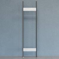 Gavl V06 &aring;ben med 2 stolper og 2 tv&aelig;rplader 2500x600mm