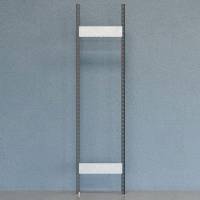 Gavl V06 &aring;ben med 2 stolper og 2 tv&aelig;rplader 2500x600mm