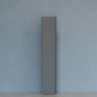 Gavl V06 lukket med 2 stolper og 1 lukket gavlplade 2100x400mm