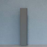 Gavl V06 lukket med 2 stolper og 1 lukket gavlplade 2100x400mm