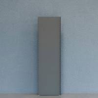 Gavl V06 lukket med 2 stolper og 1 lukket gavlplade 2100x600mm