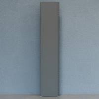 Gavl V06 lukket med 2 stolper og 1 lukket gavlplade 2500x500mm