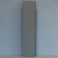 Gavl V06 lukket med 2 stolper og 1 lukket gavlplade 2500x600mm