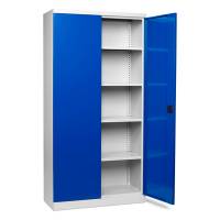 V&aelig;rkt&oslash;jskab 1990x1000x435mm bl&aring; 