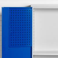 GBP værktøjstavle til dør i SMV værktøjsskab 600x335mm blå
