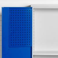 GBP v&aelig;rkt&oslash;jstavle til d&oslash;r i SMV v&aelig;rkt&oslash;jsskab 600x335mm bl&aring;