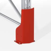 Stigebensbeskytter til pallereol 400mm r&oslash;d