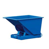Tipcontainer Std 300 liter 1500 kg CE-mærket i blå