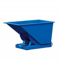 Tipcontainer Std 600 liter 2000 kg CE-m&aelig;rket i bl&aring;