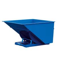 Tipcontainer Std 3000 liter 2000 kg CE-m&aelig;rket i bl&aring;