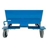 Hjuls&aelig;t i massiv gummi til tipcontainere