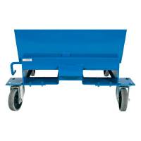 Hjuls&aelig;t i massiv gummi til tipcontainere