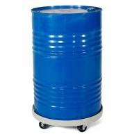 T&oslash;nde- og d&aelig;ktrolley med 4 drejelige hjul i svejst st&aring;l  