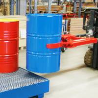 T&oslash;ndetang til l&oslash;ft og transport af t&oslash;nder med truck, r&oslash;d