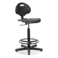 Negro høj industristol 530-780mm med fodring og glidesko