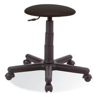 Goliat lav industristol 395-530mm vinyl sort