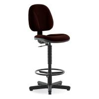 Regal industristol tekstil 600-845mm med fodring og glidesko