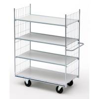 Hyldevogn med 4 hylder 1690x650x1790mm