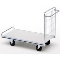 Ladvogn med 1 gavl 1030x650x1590mm forkromet