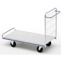 Ladvogn med 1 gavl 1030x650x1790mm forkromet