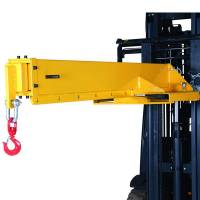 V&aelig;rkstedskran til gaffeltruck med kapacitet p&aring; 3000 kg, gul