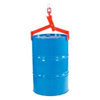 T&oslash;ndetang til l&oslash;ft af st&aring;ende 210 liters t&oslash;nder, r&oslash;d 