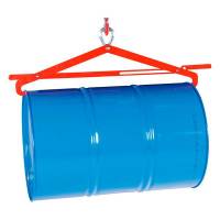 T&oslash;ndetang til l&oslash;ft af liggende 210 liters t&oslash;nder, r&oslash;d 