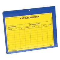 Plastlomme plan med hul til oph&aelig;ng, A5