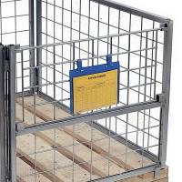 Plastlomme med oph&aelig;ng til tr&aring;dvogne og net containere, A5