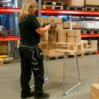 Palleben til EURO-paller h&oslash;jde 73cm, kapacitet 500 kg pr. par