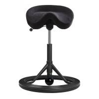 BackApp 2.0 Smart Alcantara med antracit uld, sort stel, sort kugle