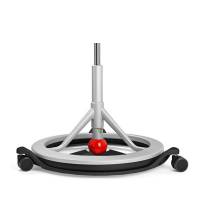 BackApp hjulunderstel til sadelstol sort