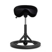 BackApp 2.0 Smart Alcantara med sort uld, sort stel, sort kugle