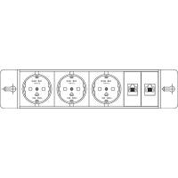 El-panel 1 til Bi-Box str&oslash;mskinne 30x15cm