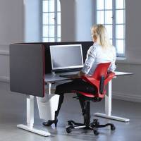 Papirkurv SetUp 2F roterbar med 2 beholdere, hvid