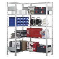 Boltless hj&oslash;rnereol hyldebj&aelig;lker 2500x1000x600mm 150kg