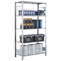 Boltless lagerreol fritst&aring;ende 2000x750x400mm med 5 hylder 150kg