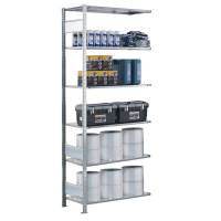 Boltless f&oslash;lgesektion lagerreol hyldebj&aelig;lker 2500x750x400 250 kg