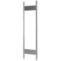 Stigegavl &aring;ben til reol 2000x400mm galvaniseret