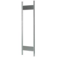 Stigegavl &aring;ben til reol 2000x600mm galvaniseret