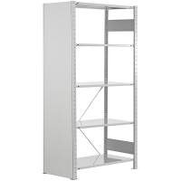 Endegavl til Boltless lagerreol 1000x500mm RAL 7035