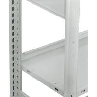 Bagkantsliste til Boltless lagerreol med bredde 1300mm